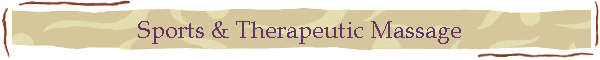 Sports & Therapeutic Massage